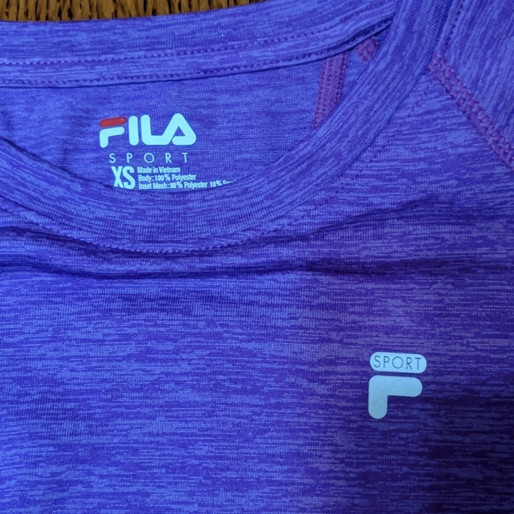 Fila, Athletic, Running Top, Long Sleeve Tee - Picture 2 of 3